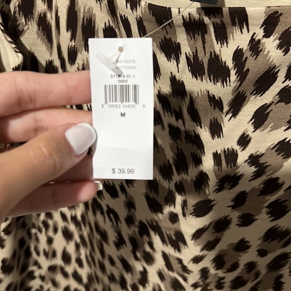 Banana republic cheetah bodysuit size m - Picture 2 of 2